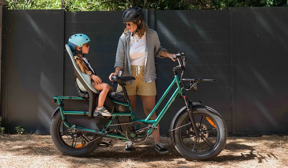 Child Seats on Electric Bikes ：Safety Tips & Riding Guide