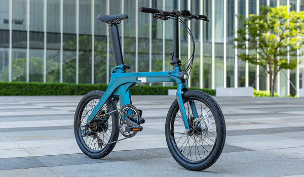 Fiido X electric bike showcased in an urban setting